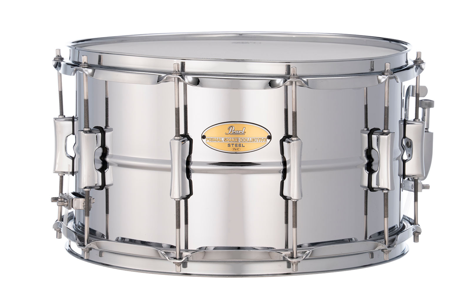 ~NEW!~ Pearl PSC1480S Primal Snare Collective 8x14 Beaded 1mm Steel Snare Drum *IN STOCK*